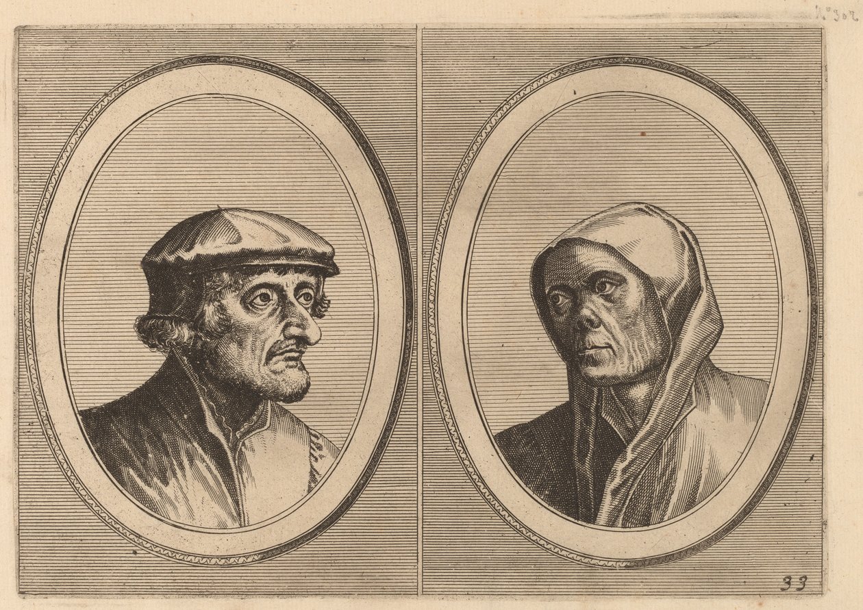 "Voorsichtighe Krijn" a "Broentje Spaer-pots" od Johannes and Lucas van Doetechum after Pieter Bruegel the Elder