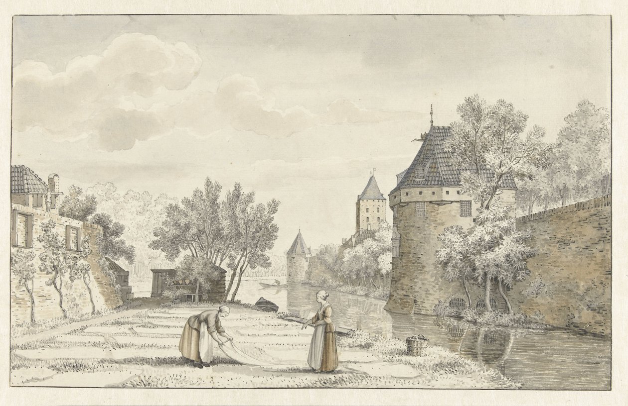 Pohled na Plompetoren v Utrechtu od Johannes de Bosch