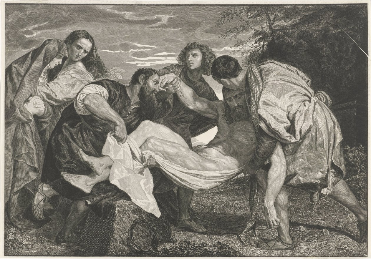 Pohřeb Krista od Johannes de Mare