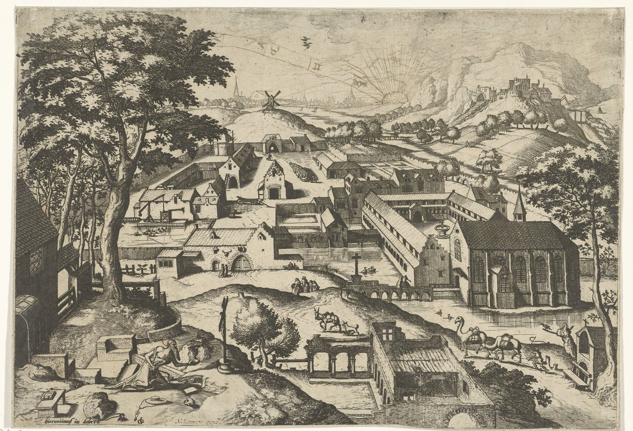 Landschap met de heilige Hieronymus hieronimus in deserto (title on object) Landschappen met christelijke verhalen (series title)   1370908   cs       czech Successfully Translated  Original: Durga Slaying Mahisha Translat: Durga Slaying Mahisha 1305657 cs od Johannes of Lucas van Doetechum