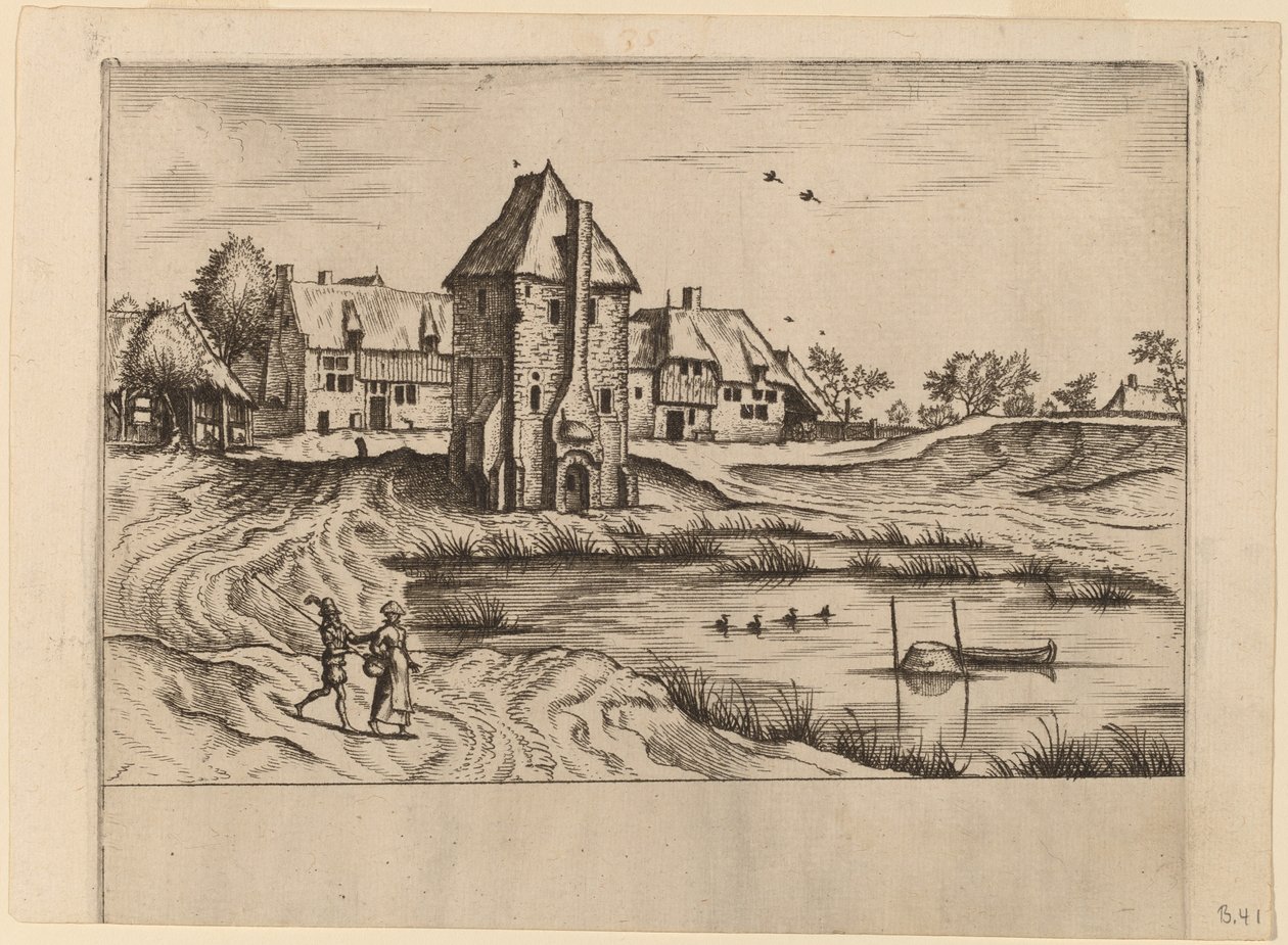 Farmy od Johannes van Doetechum, the Elder and Lucas