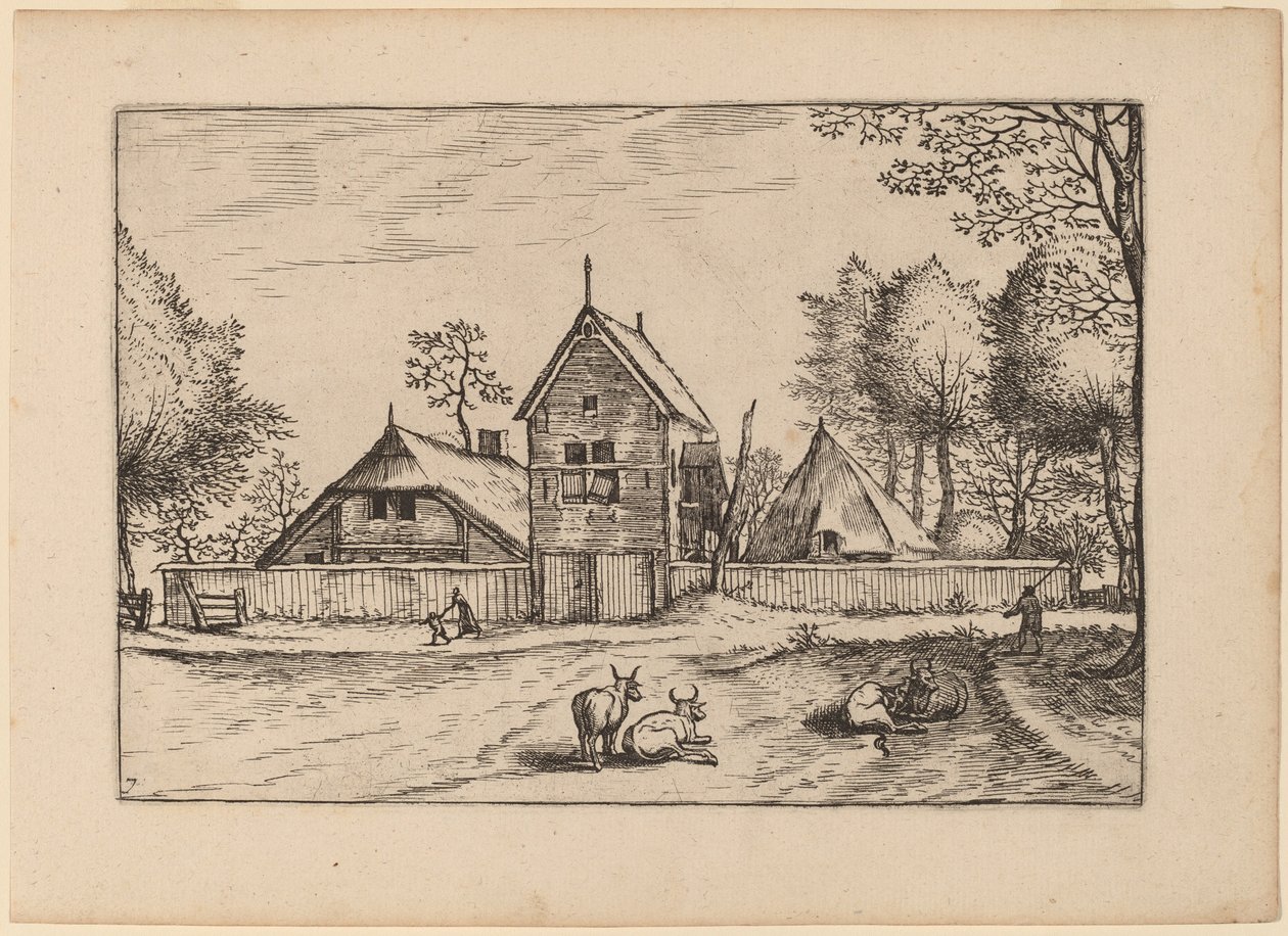 Statek od Johannes van Doetechum, the Elder and Lucas
