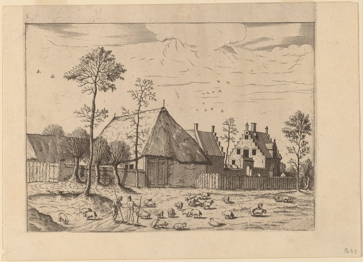 Bouda s chalupou od Johannes van Doetechum, the Elder and Lucas