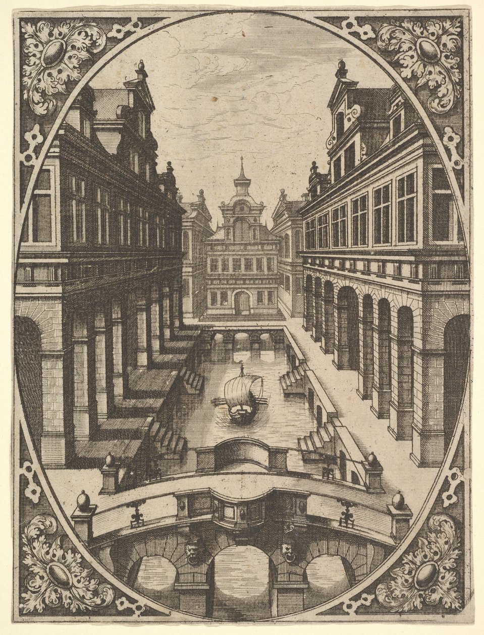 Deska ze Scenographiae..., ca. 1560. od Johannes van Doetecum I