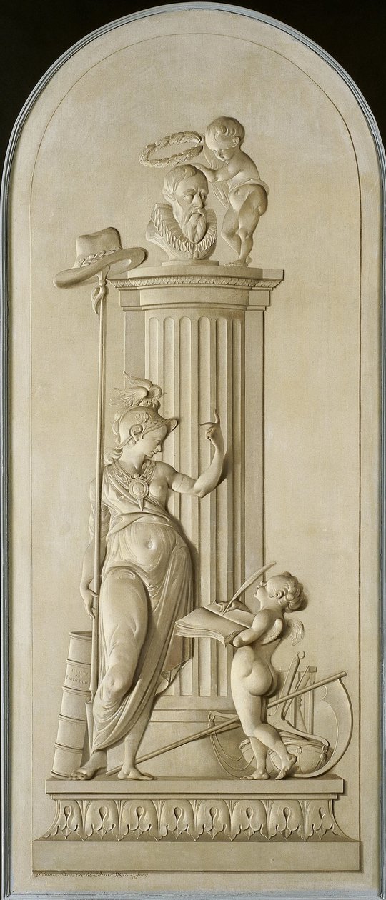 Alegorie svobody od Johannes van Dregt (signed by artist)