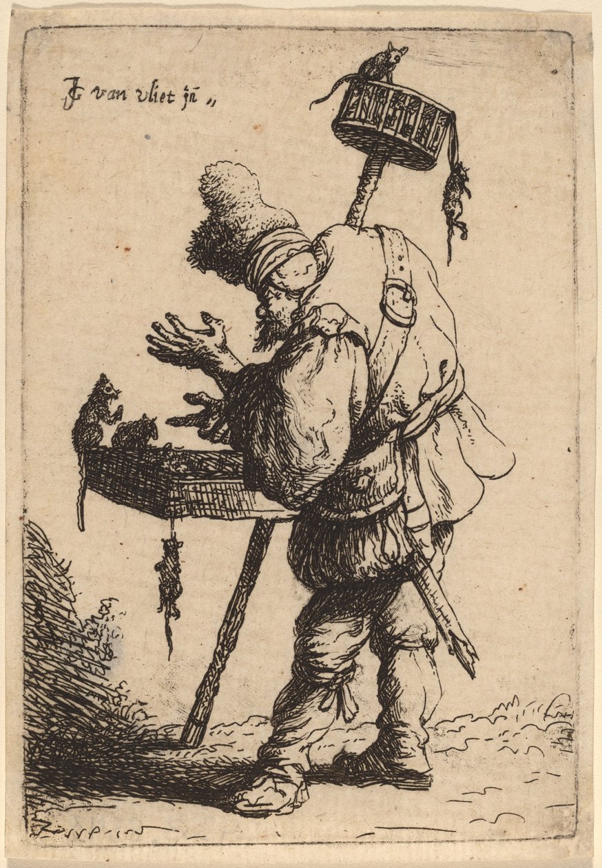 Chytač krys od Johannes van Vliet