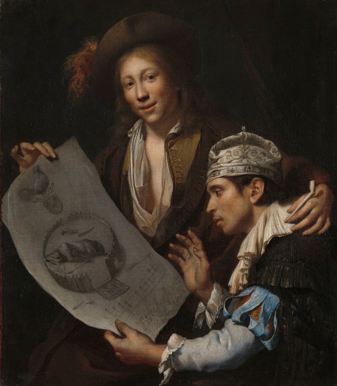 Alegorie na francouzskou invazi z roku 1672 Alegorie francouzské invaze do Nizozemska v roce 1672 od Johannes van Wijckersloot