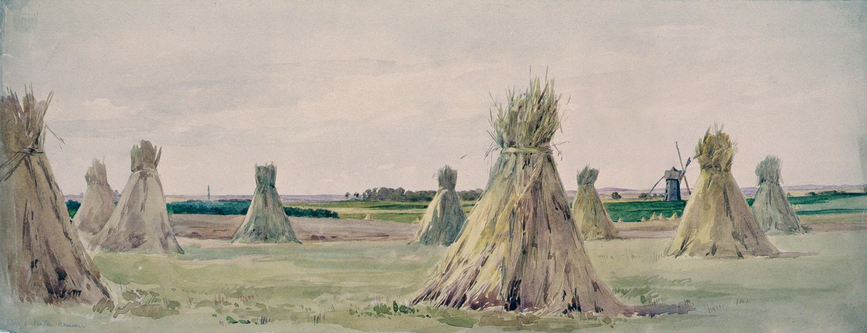 Battlefield of Agincourt, 25. října 1415 od John Absolon