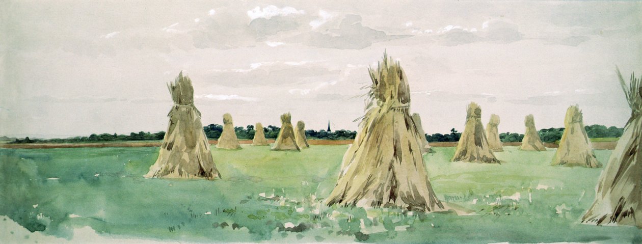 Battlefield of Agincourt, 25. října 1415 od John Absolon