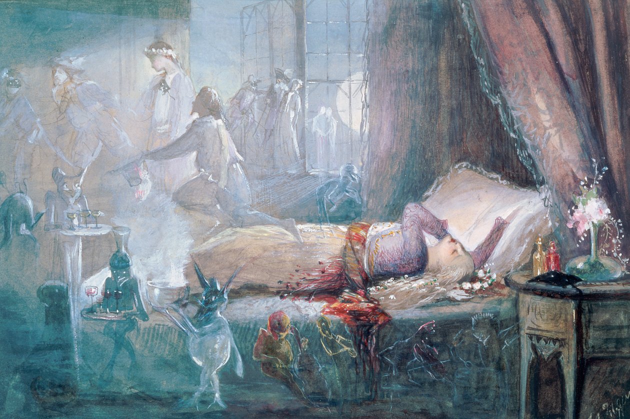 Z čeho se skládají sny (viz také 109712) od John Anster Fitzgerald