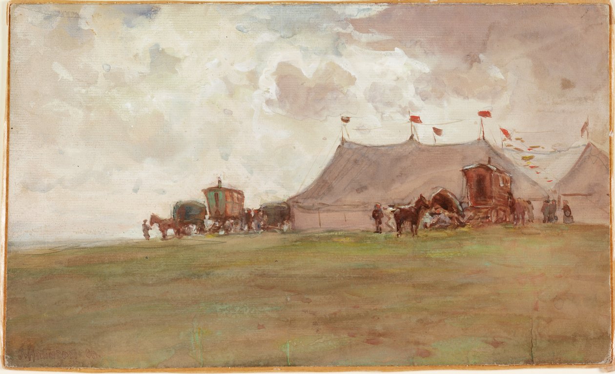 Krajina se stany (barva těla) od John Atkinson