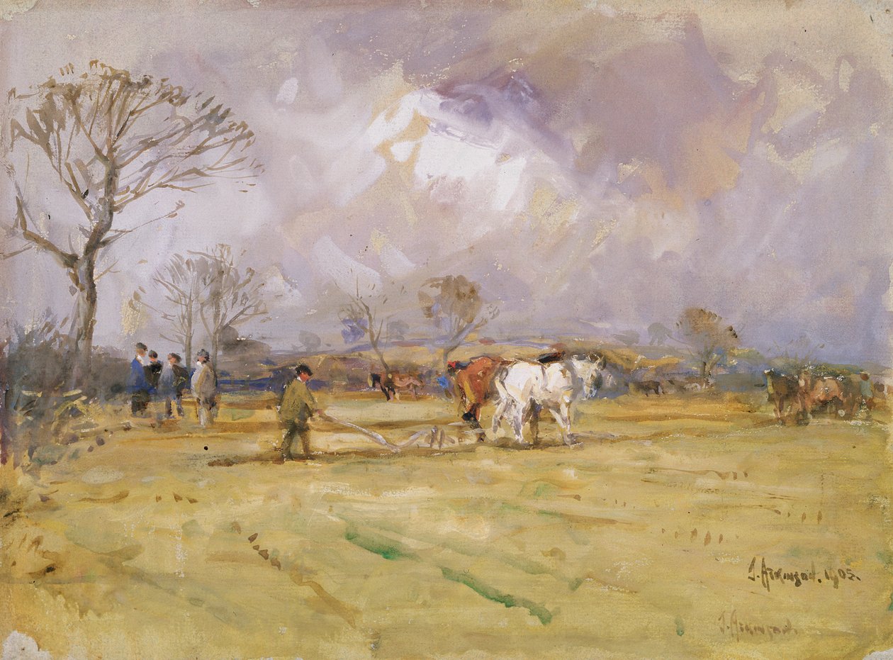 Pluhový tým, 1905 od John Atkinson