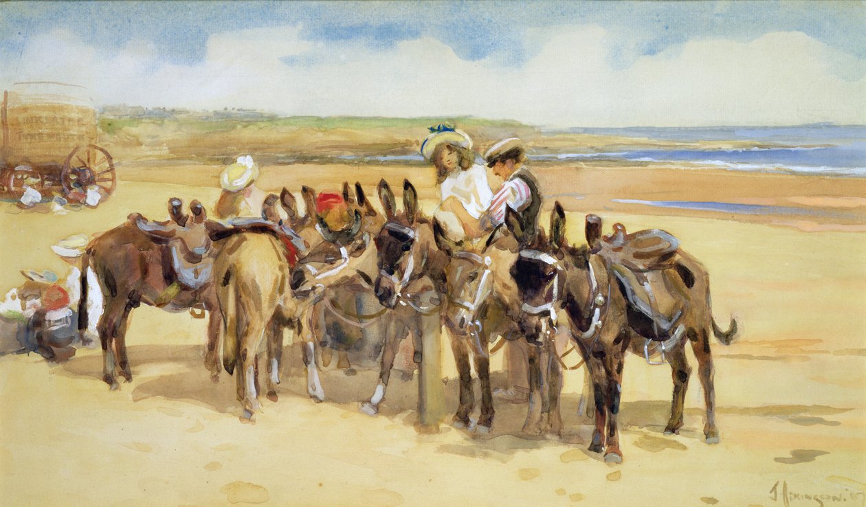 Tynemouth Sands, 1907 od John Atkinson