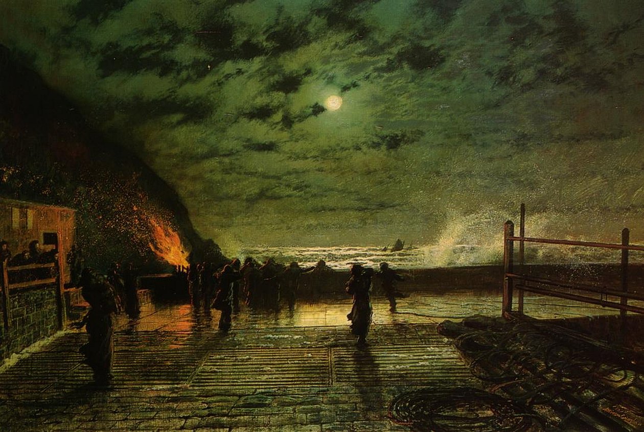 V ohrožení od John Atkinson Grimshaw