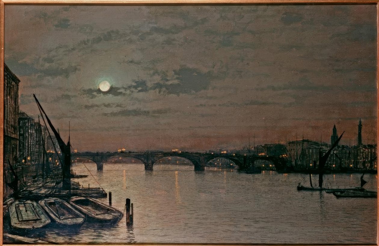 londýnský most od John Atkinson Grimshaw