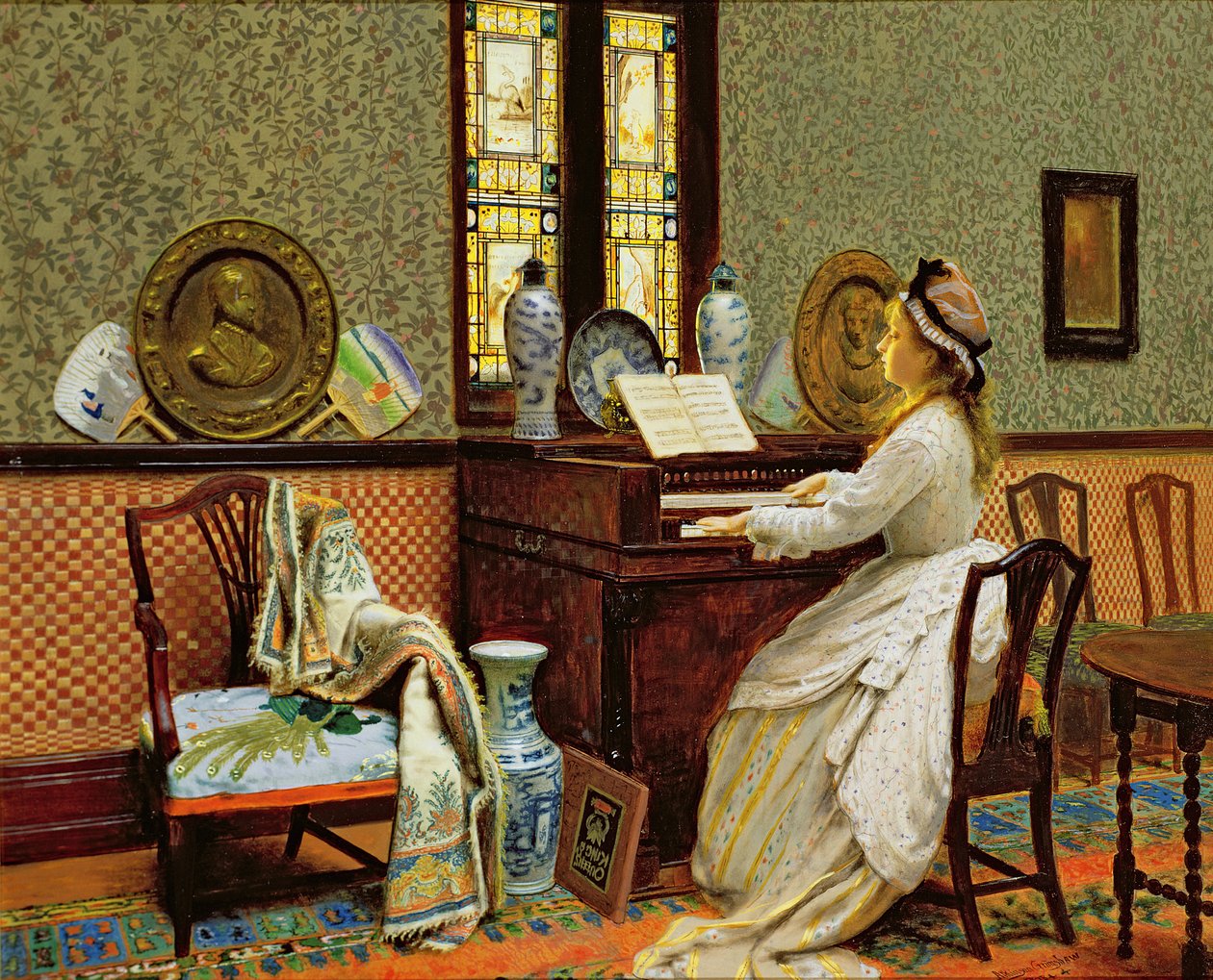 Chorál od John Atkinson Grimshaw