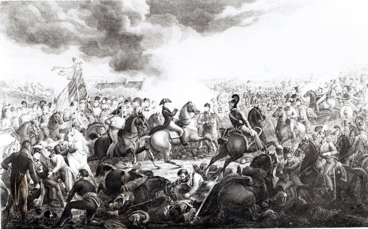 Wellington v bitvě u Waterloo, 18. června 1815 od John Augustus Atkinson