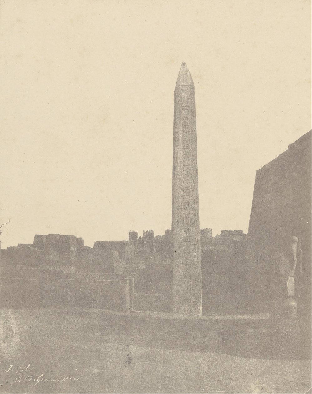 (Louqsor, Obelisk (západní strana)) od John Beasly Greene