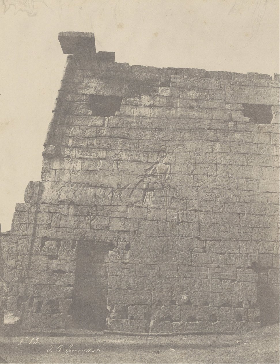 (Louqsor, historické sochy stožáru (pravý masiv)) od John Beasly Greene