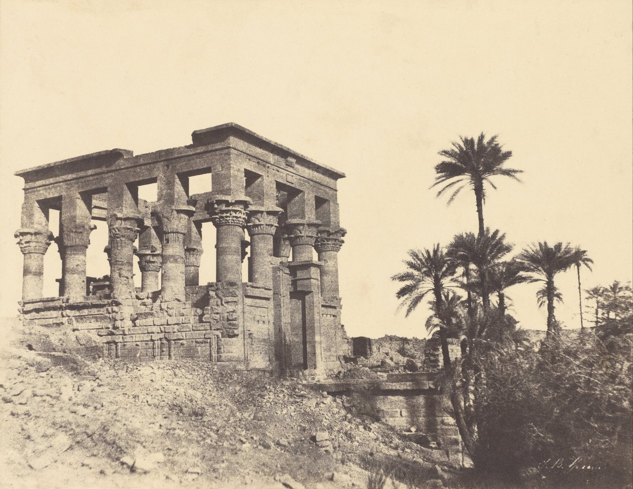 Kiosek Trajan, Philae od John Beasly Greene