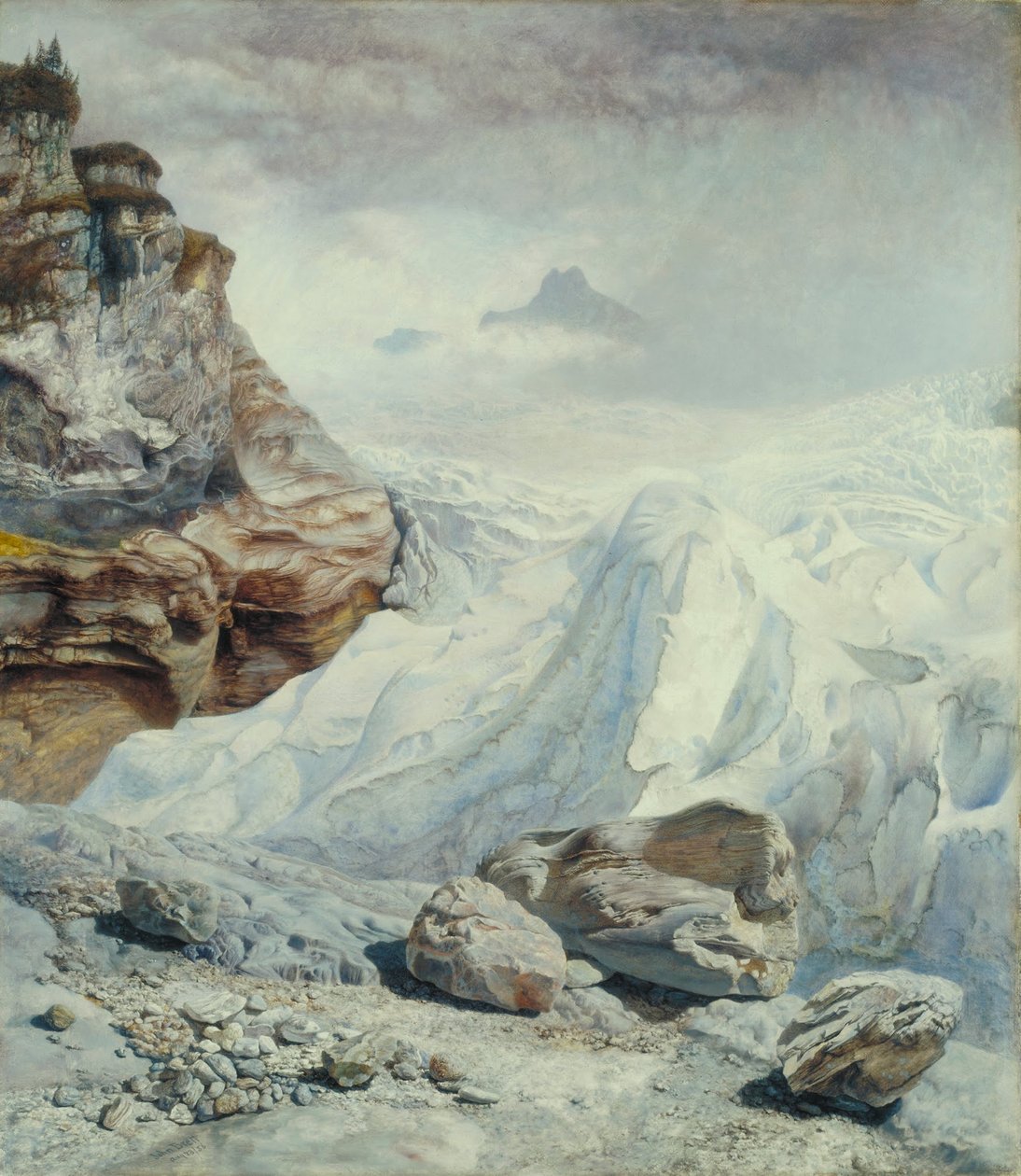 Ledovec Rosenlaui od John Brett
