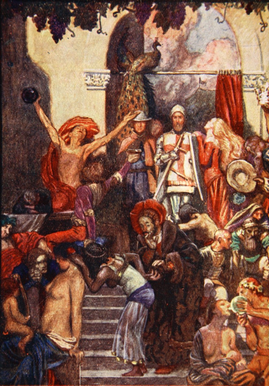 Ve Městě se konala pouť, zvaná Vanity Fair, ilustrace z 