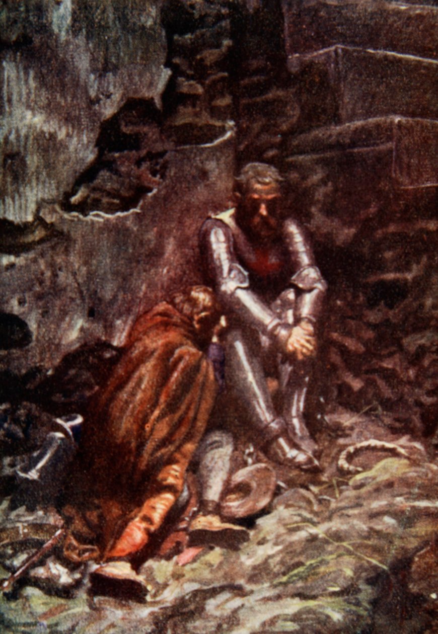 Majitel hradu byl Giant Despair, ilustrace z 