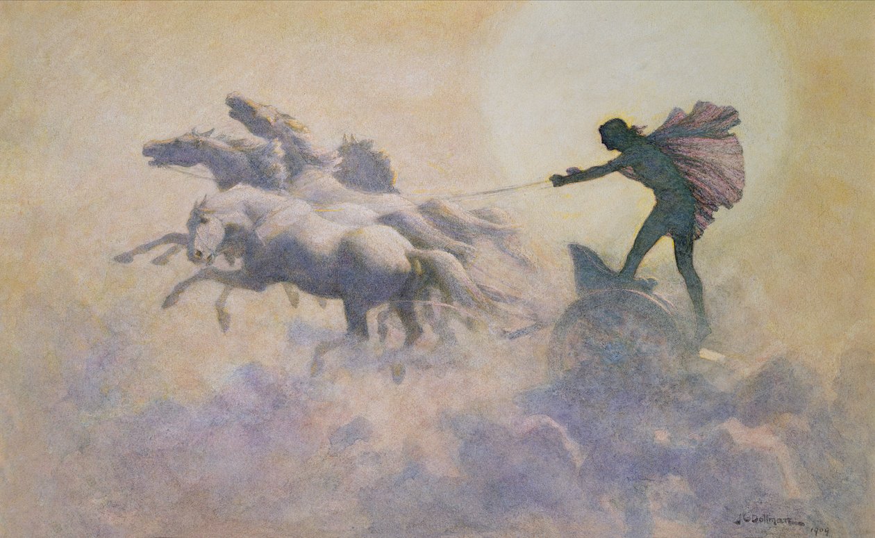 Vůz slunce, 1909 od John Charles Dollman