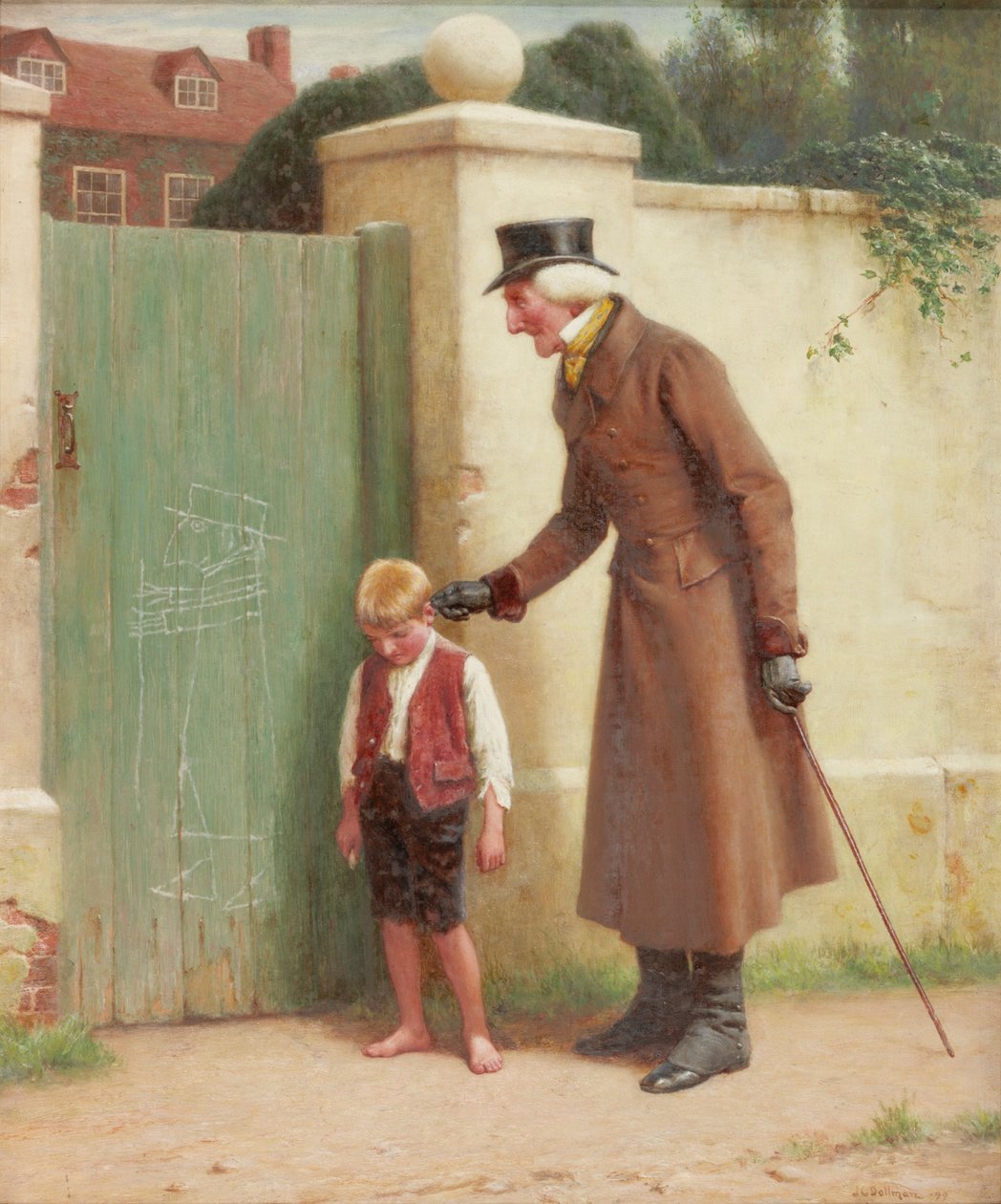 Vesnický umělec, 1899 od John Charles Dollman