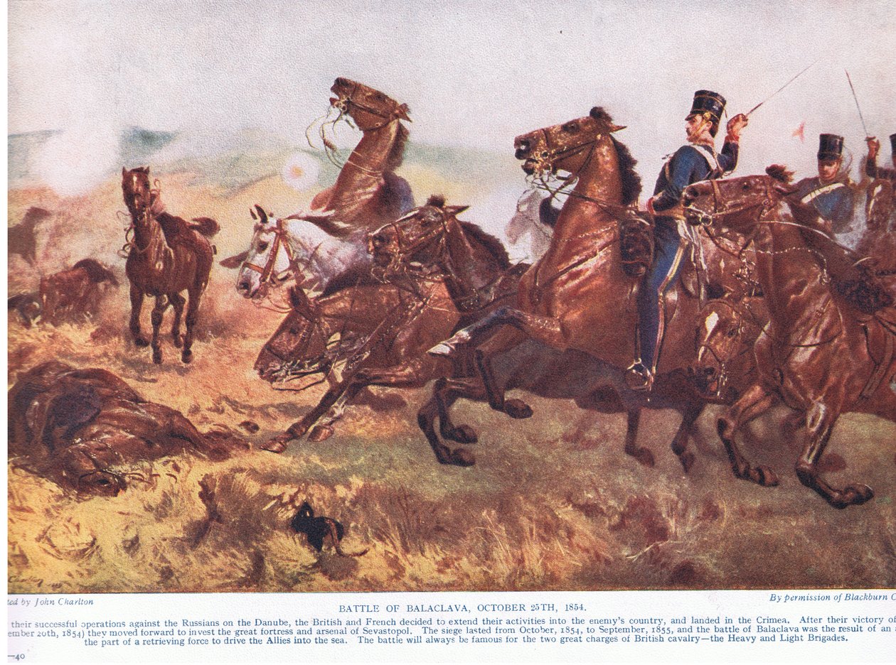 Bitva u Balaclavy v říjnu 1854 od John Charlton