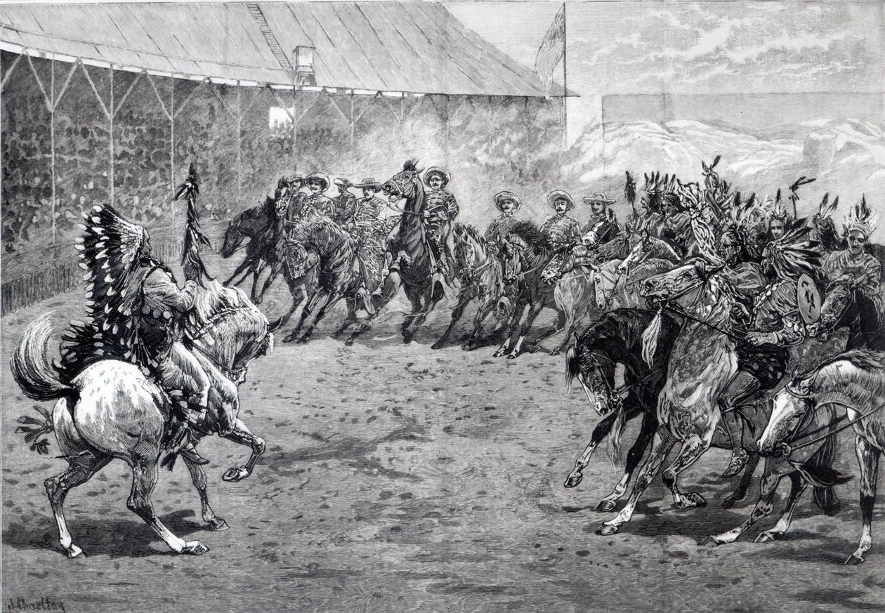 Divoký západ Show ve West Brompton, 1887 od John Charlton