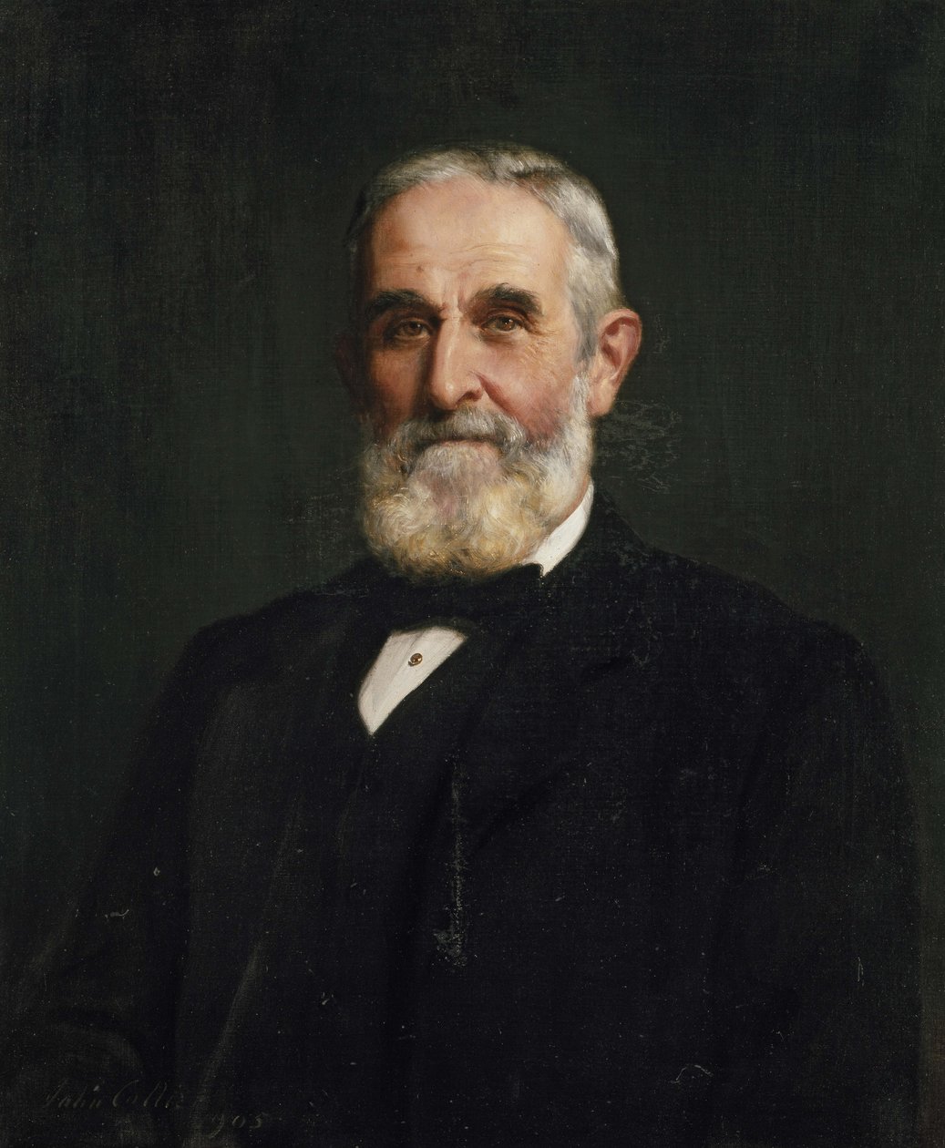 Sir John Evans, 1905 od John Collier