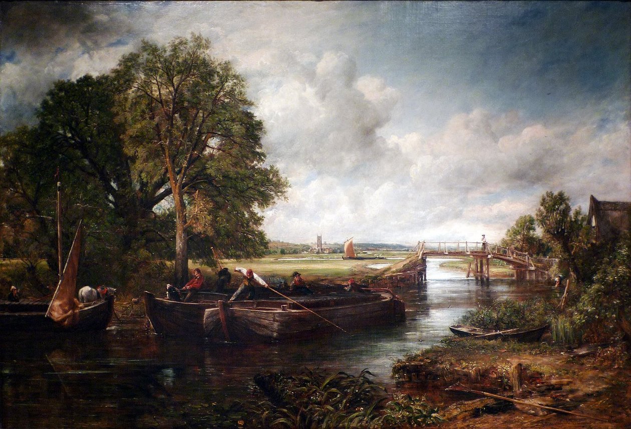 Pohled na Stour poblíž Dedhamu od John Constable