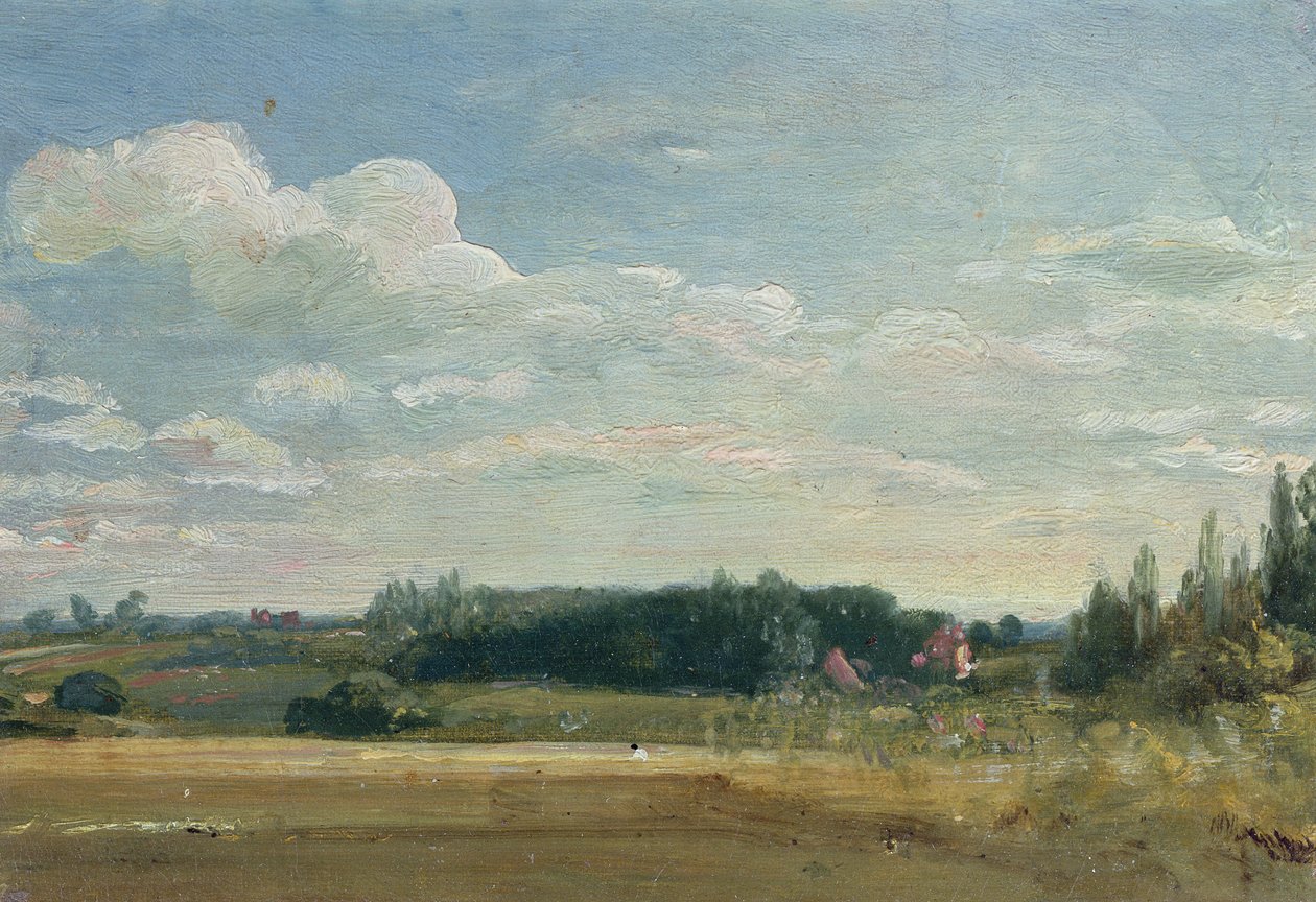 Pohled na faru, East Bergholt od John Constable