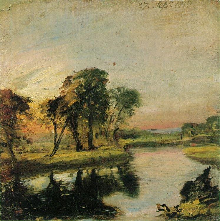 Pohled na Stour od John Constable