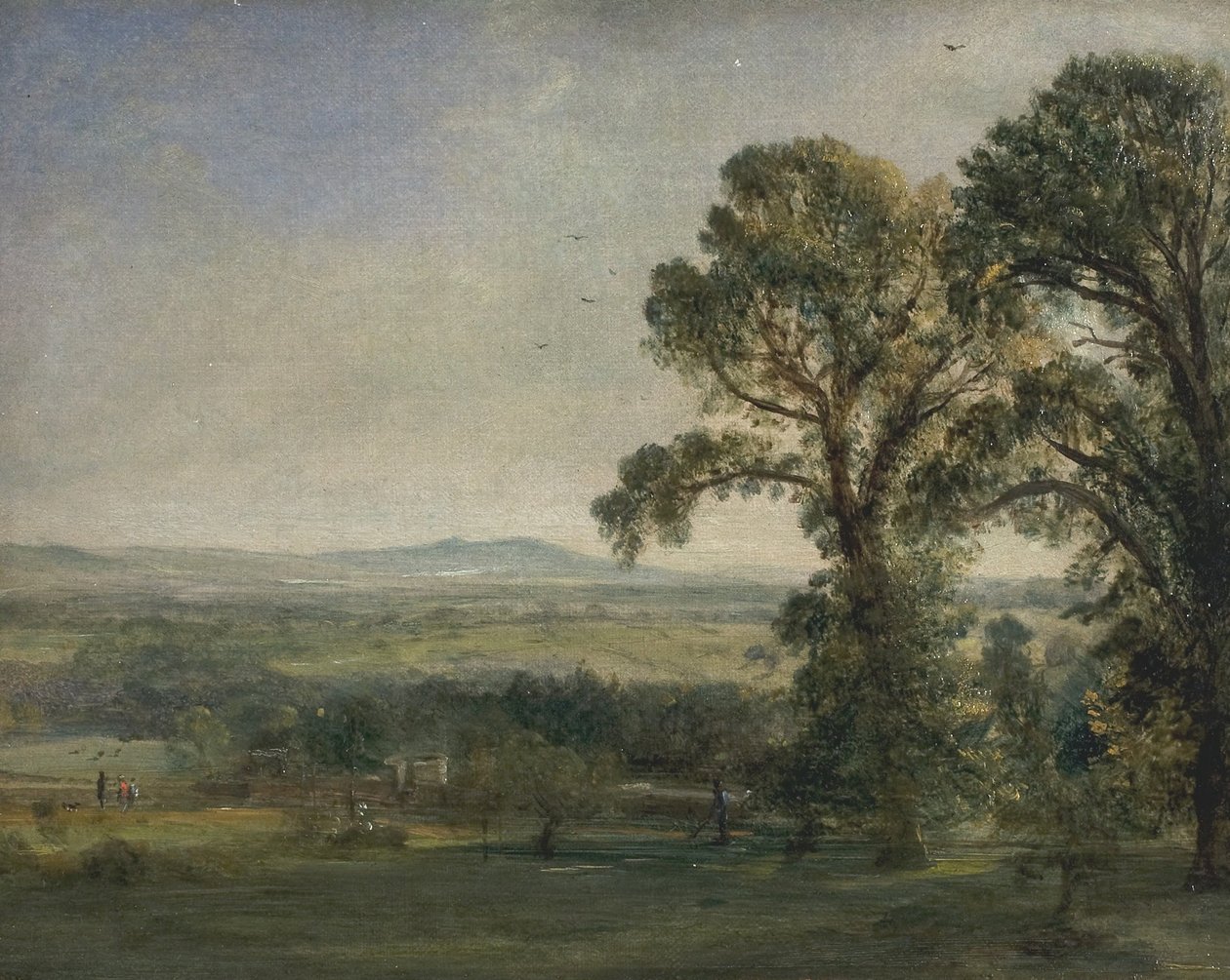 Bardon Hill, Coleorton Hall od John Constable