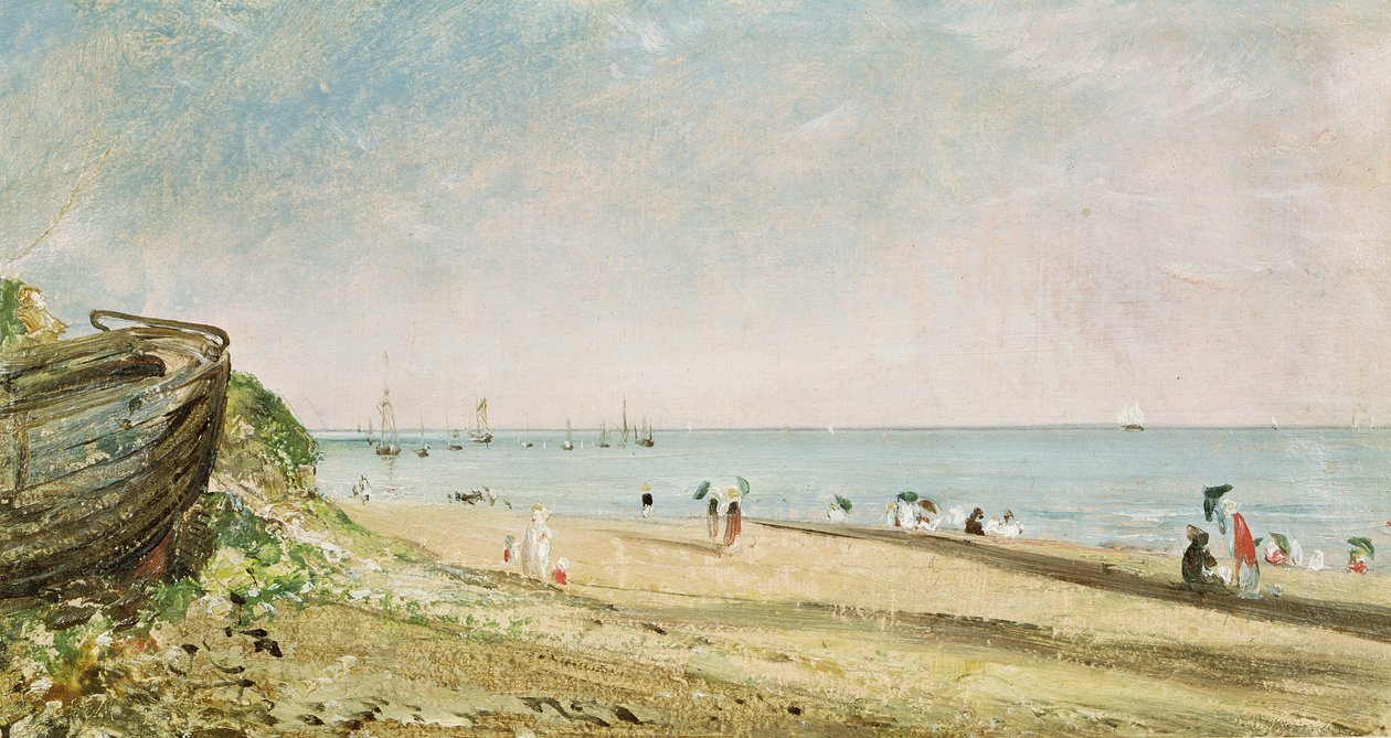 Brighton Beach (olej na papíře) od John Constable