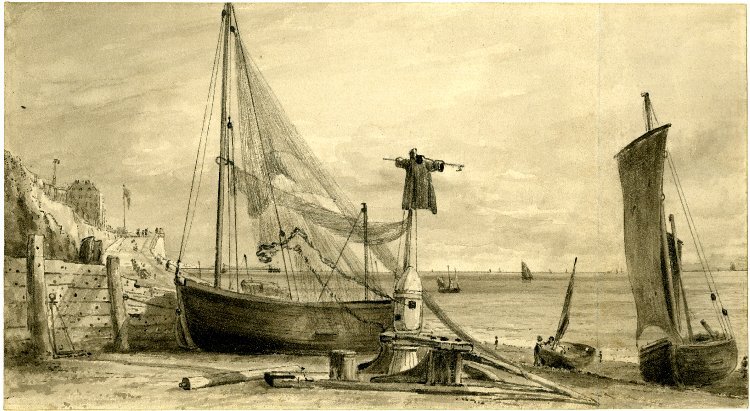 Pláž Brighton od John Constable