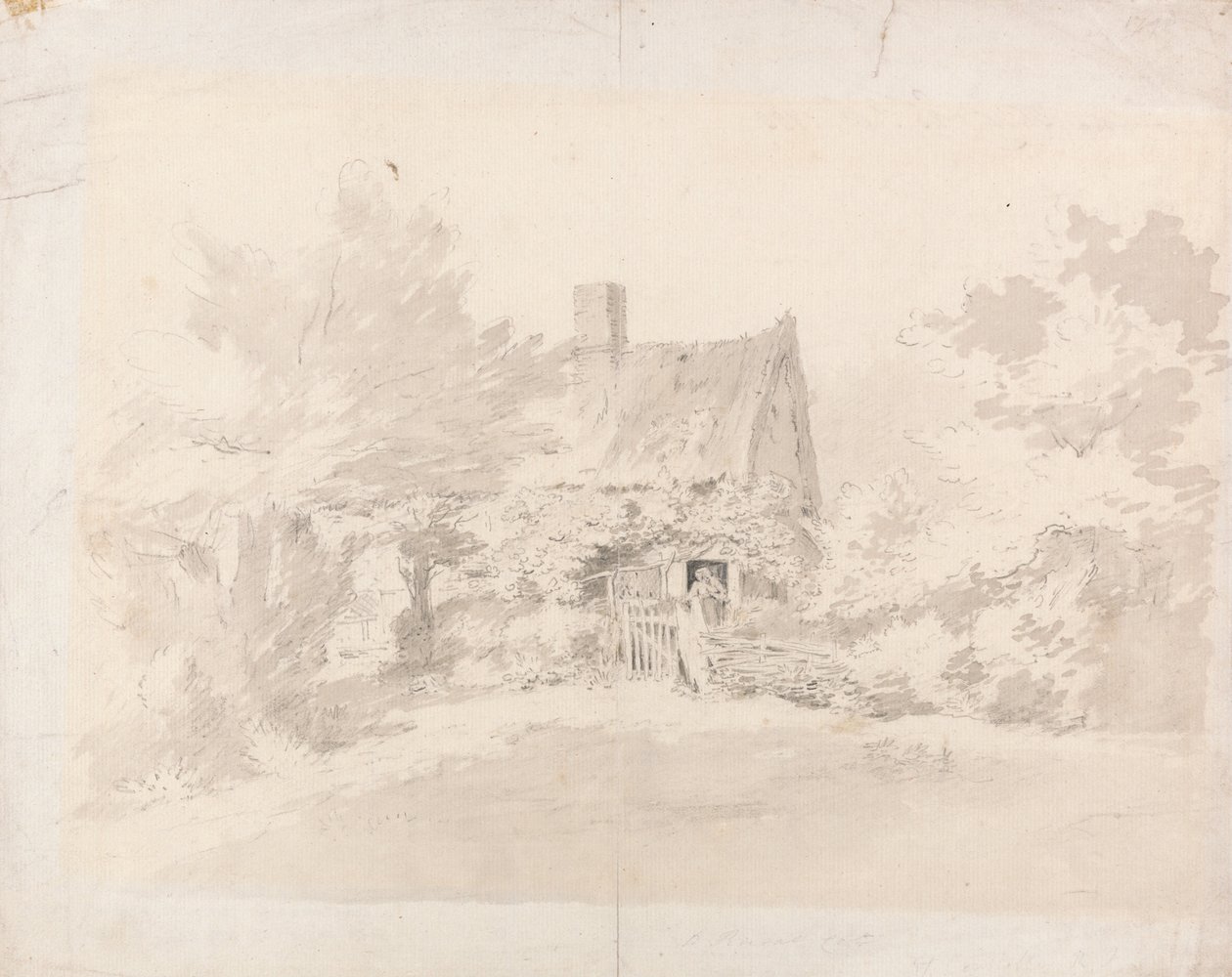 Chata mezi stromy od John Constable