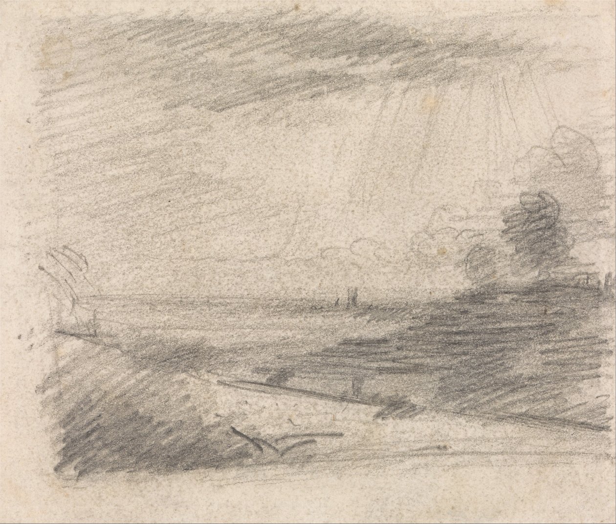 Dedham Vale z Langhamu od John Constable