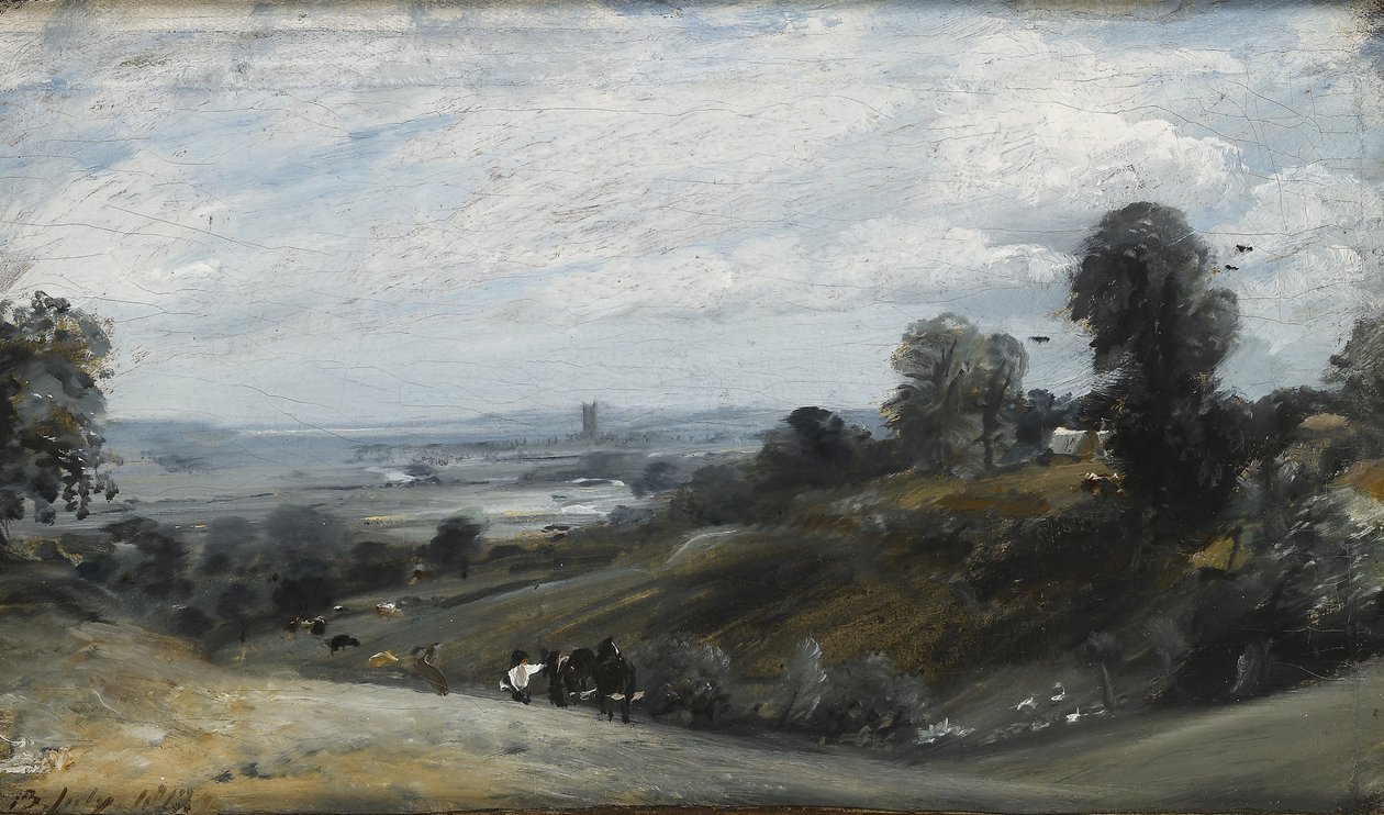 Dedham Vale z Langhamu, 19. století od John Constable