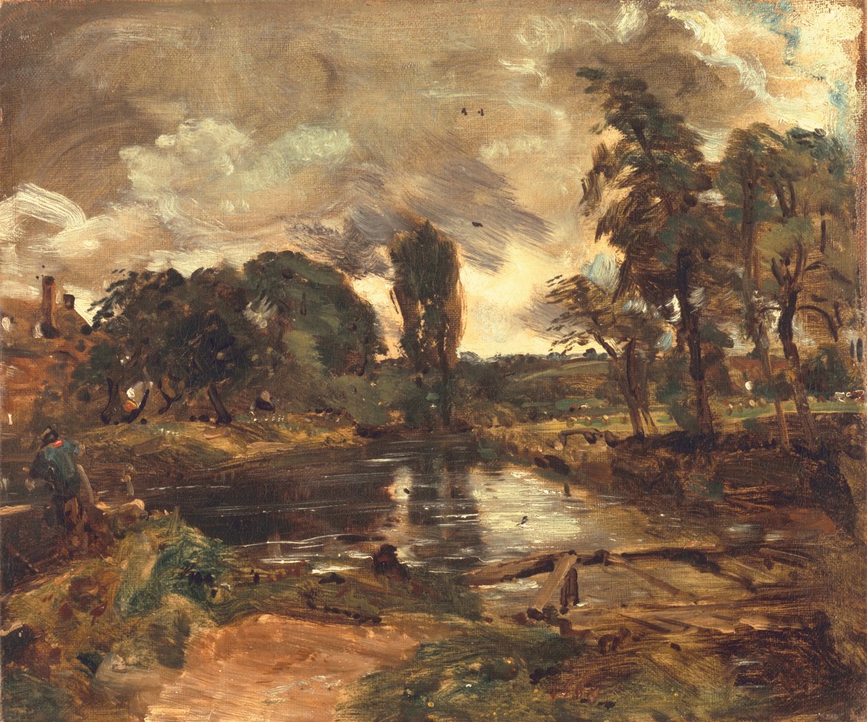 Flatford Mill from the Lock, c.1811 od John Constable