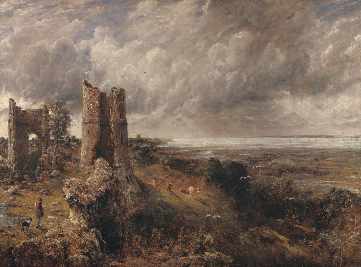 Hrad Hadleigh, Ústa Temže-Ráno po bouřlivé noci od John Constable
