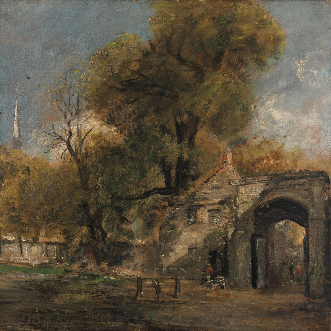 Harnham Gate, Salisbury od John Constable