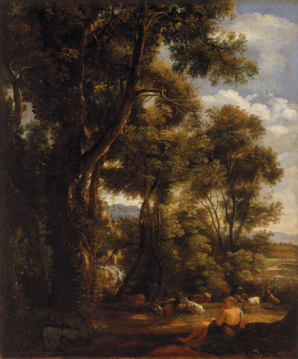 Krajina s kozlíkem a kozou od John Constable