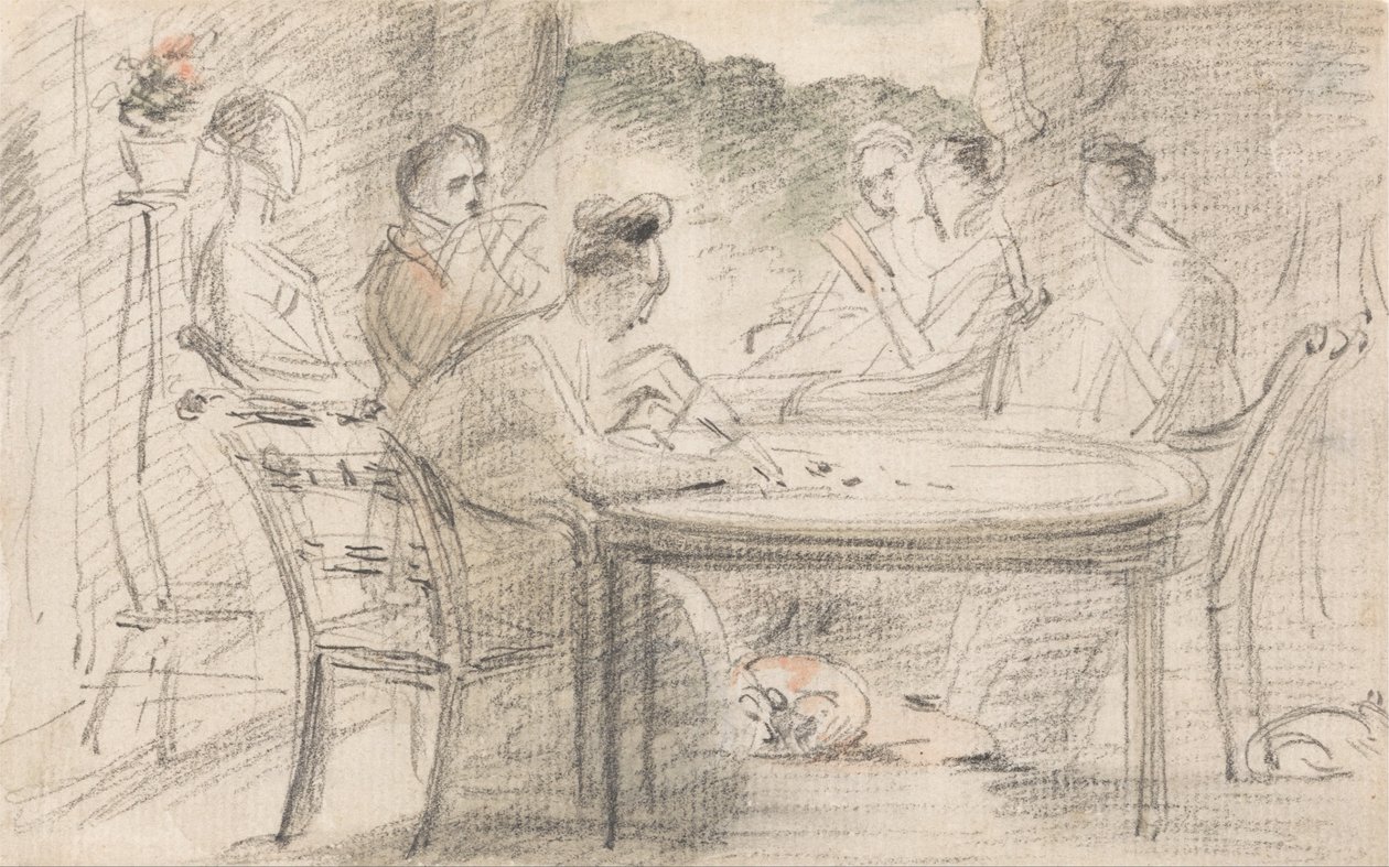 Pan Hobson z Markfieldu a rodiny od John Constable