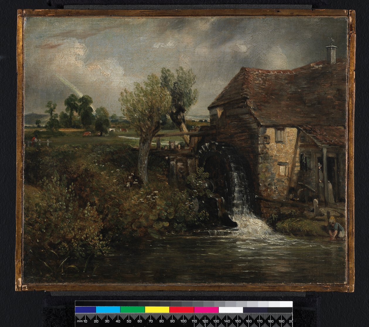 Parhamův mlýn, Gillingham, Dorset, 1824 od John Constable