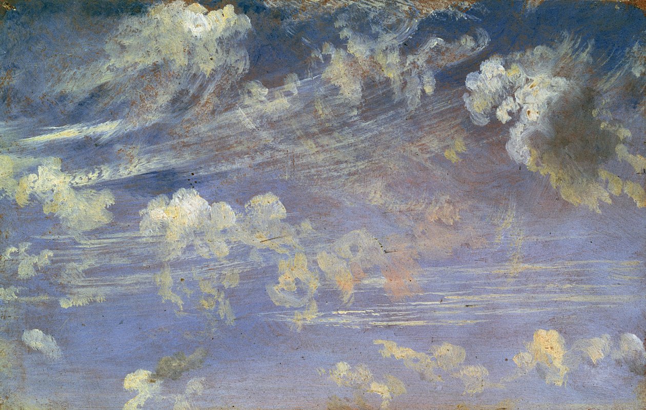 Studium cirrových mraků od John Constable