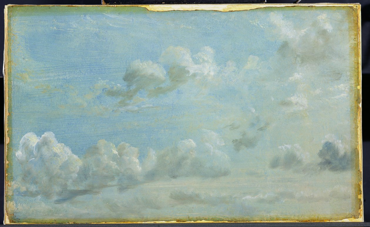 Study of Cumulus Clouds, 1822 (olej na papíře položený na panelu) od John Constable