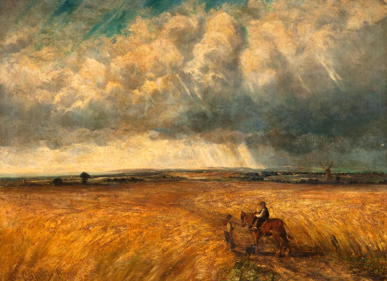 Sběrná bouře, 1819 od John Constable